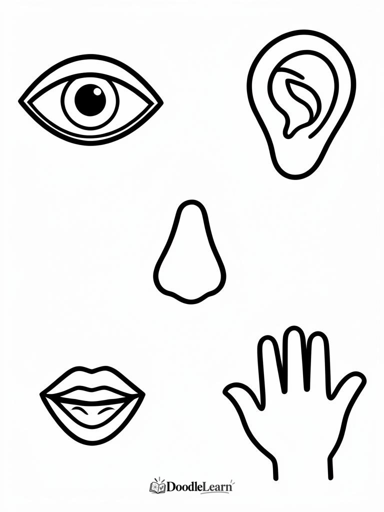 Free printable Lungs and Breathing coloring page for kids