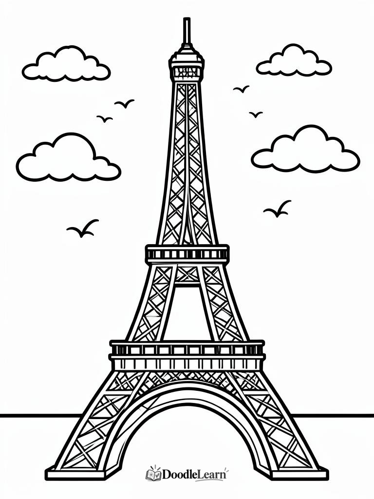 Free printable Continents Outline coloring page for kids