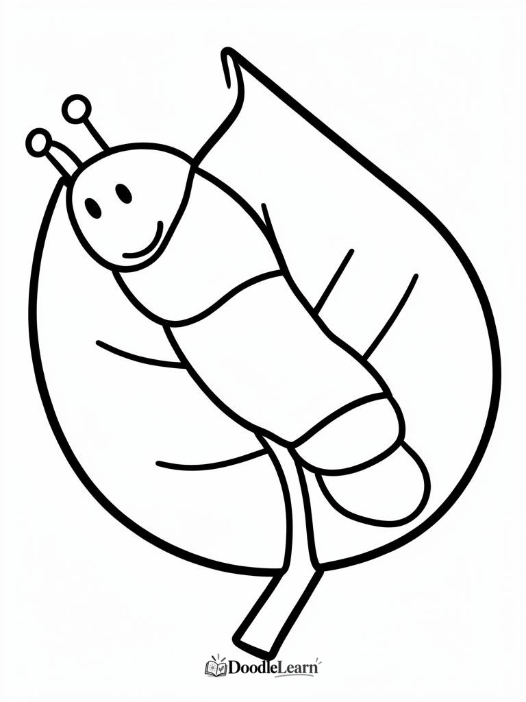 Free printable Simple Butterfly coloring page for kids