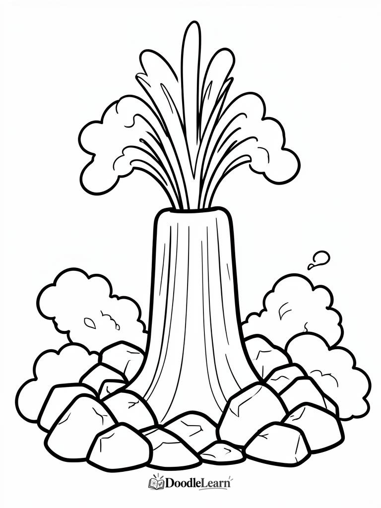 Free printable Soil Layers coloring page for kids