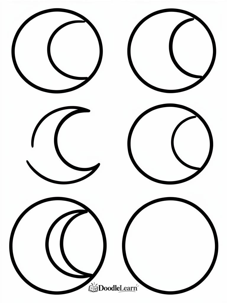 Free printable Saturn and Rings coloring page for kids