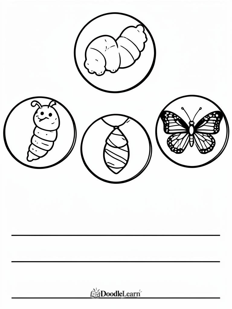 Free printable Dragonfly Wings coloring page for kids