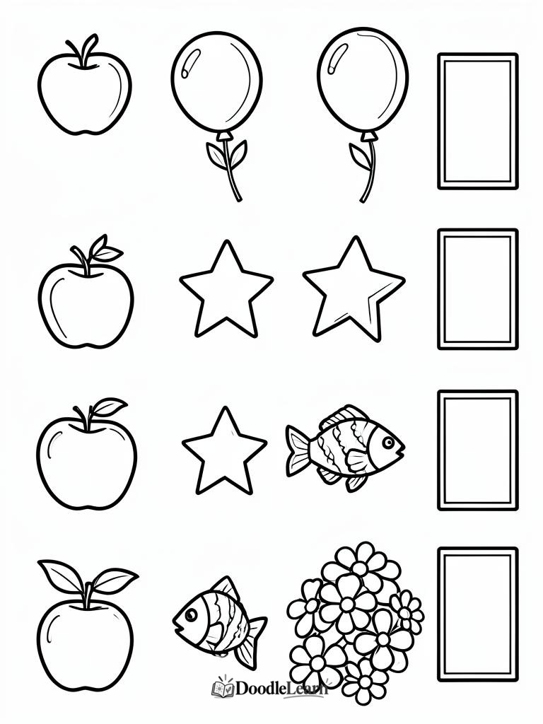 Free printable Count and Colour coloring page for kids