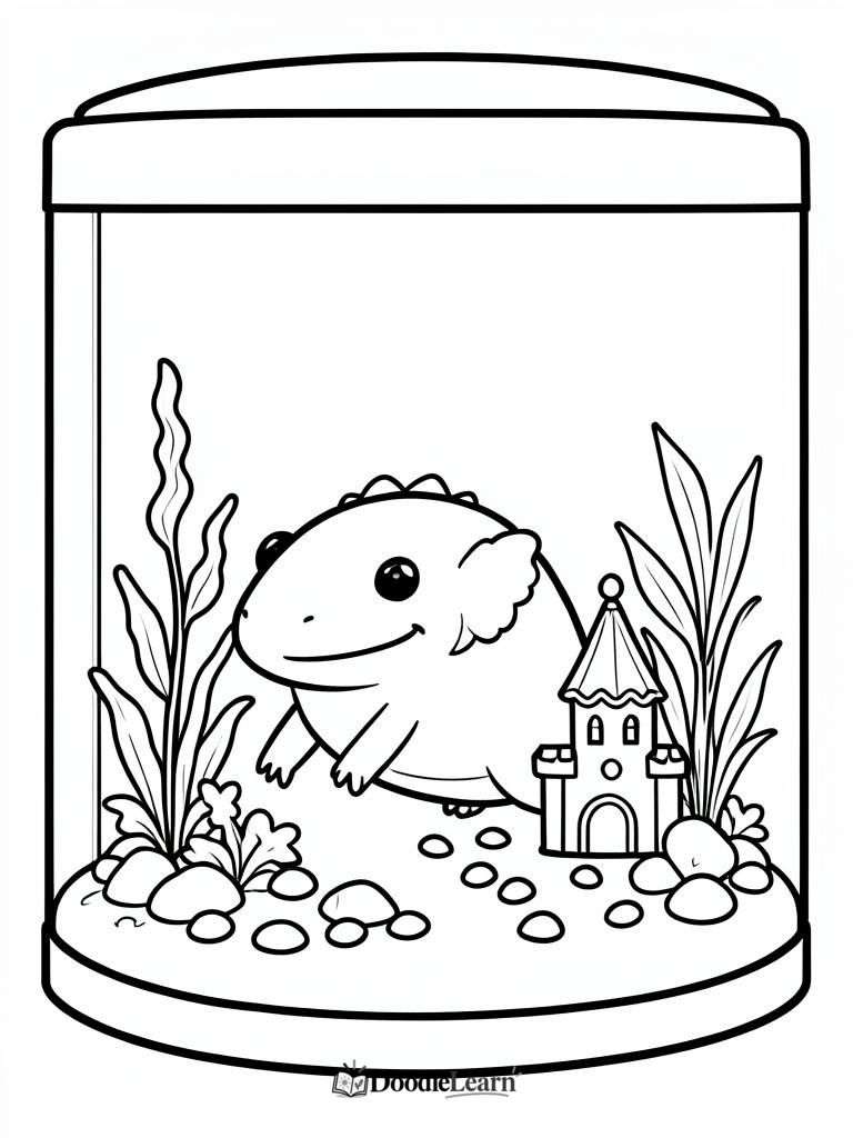 Free printable Smiling Close-Up coloring page for kids