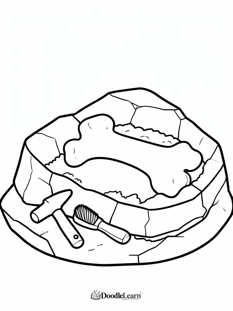 Free printable Beach and Cliffs coloring page for kids