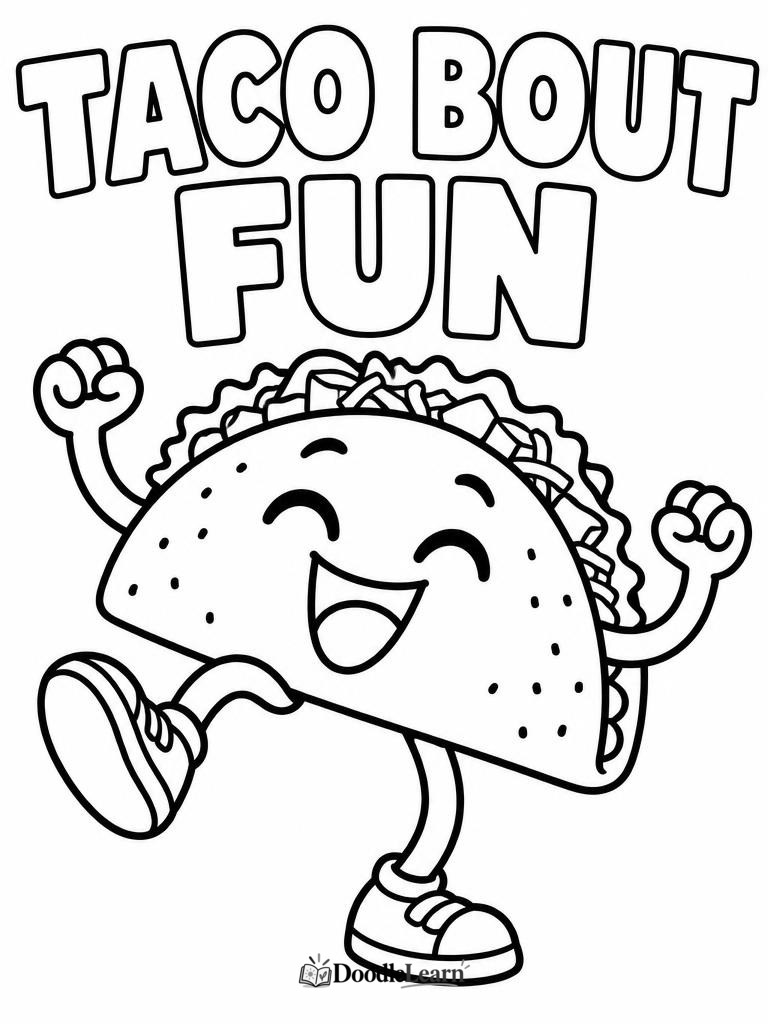 Free printable Happy and Silly coloring page for kids