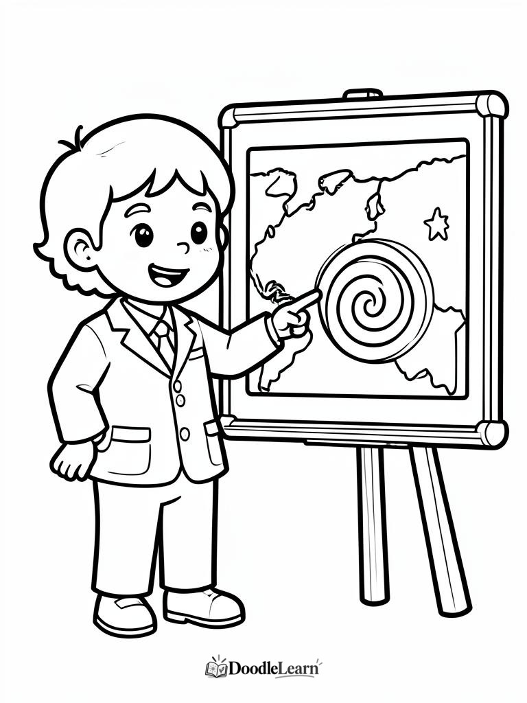 Free printable Funnel Over Fields coloring page for kids