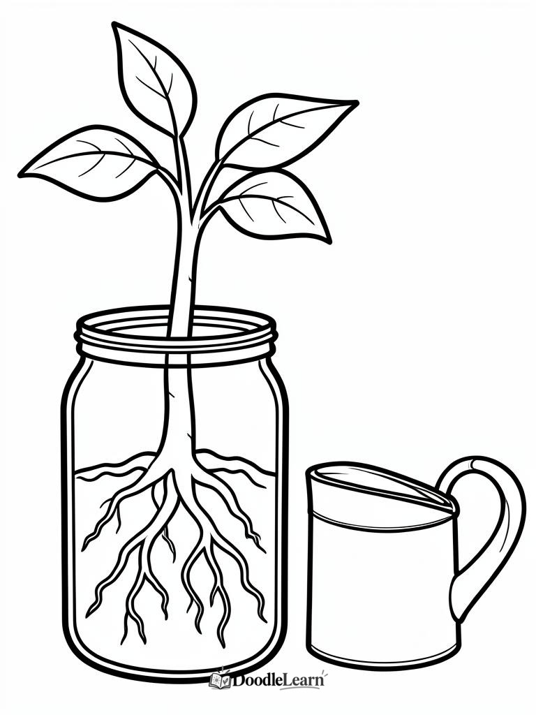 Free printable Weighing Scales coloring page for kids